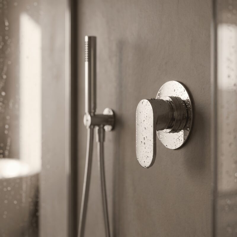 Nuie Binsey Chrome Concealed 2-3-4 Way Diverter