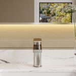 Nuie Canada Chrome Mono Basin Mixer & Push Button Waste