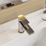 Nuie Canada Chrome Mono Basin Mixer & Push Button Waste