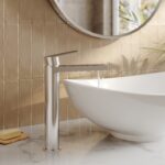 Nuie Canada Chrome High Rise Mono Basin Mixer