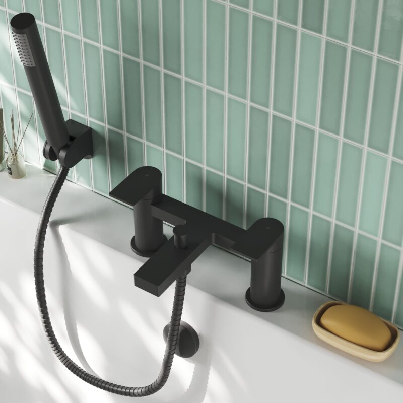 Nuie Canada Matt Black Bath Shower Mixer