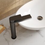 Nuie Canada Matt Black High Rise Mono Basin Mixer
