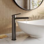 Nuie Canada Matt Black High Rise Mono Basin Mixer