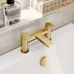Nuie Canada Brushed Brass Bath Filler