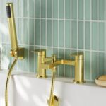 Nuie Canada Brushed Brass Bath Shower Mixer