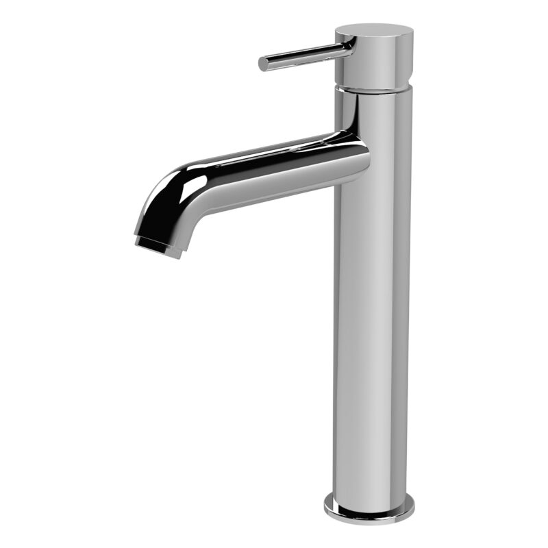 Nuie Cartegena Chrome High Rise Mono Basin Mixer