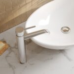 Nuie Cartegena Chrome High Rise Mono Basin Mixer