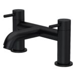 Nuie Cartegena Matt Black Bath Filler