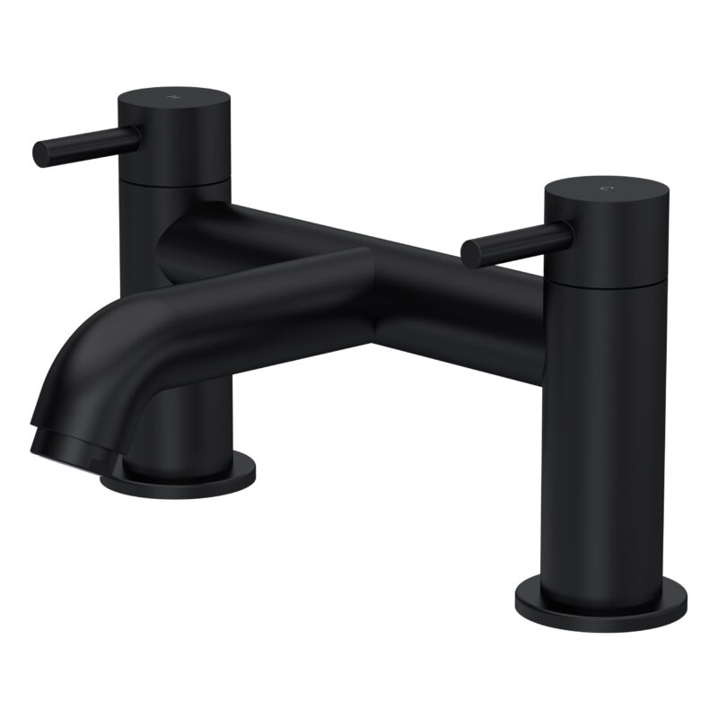 Nuie Cartegena Matt Black Bath Filler Nuie Cartegena Matt Black Bath Filler