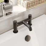 Nuie Cartegena Matt Black Bath Filler