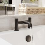 Nuie Cartegena Matt Black Bath Filler