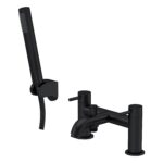 Nuie Cartegena Matt Black Bath Shower Mixer