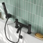 Nuie Cartegena Matt Black Bath Shower Mixer