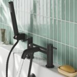 Nuie Cartegena Matt Black Bath Shower Mixer