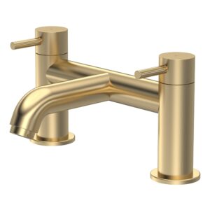 Nuie Cartegena Brushed Brass Bath Filler