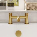 Nuie Cartegena Brushed Brass Bath Filler