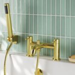 Nuie Cartegena Brushed Brass Bath Shower Mixer