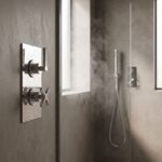 Nuie Aztec Chrome Concealed Twin Thermostatic Shower Valve