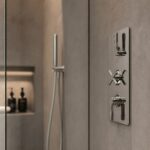 Nuie Aztec Chrome Concealed Triple Control Thermostatic Shower Valve
