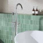 Nuie Aztec Chrome Floorstanding Bath Shower Mixer