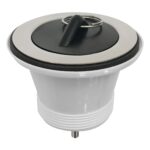 Nuie Kitchen Sink Waste with Black Plug & Chrome Chain