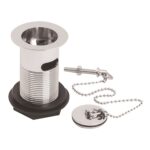 Nuie Basin Waste with Chrome Chain & Plug