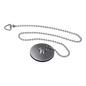 Nuie Chrome Bath Plug with Chain