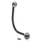 Nuie Bath Waste with Plug & Chain Chrome