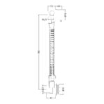 Nuie Chrome Freeflow Bath Filler