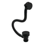 Nuie Matt Black Push Button Bath Waste