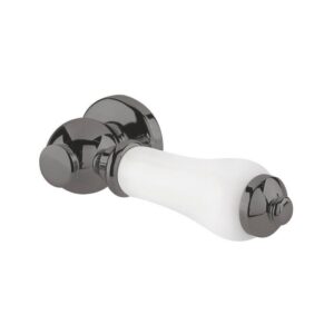 Nuie Brushed Pewter Lever Handle for Close Coupled/Low Level Cistern