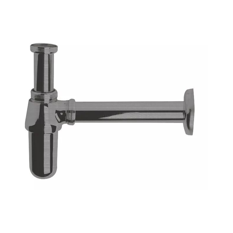 Nuie Brushed Pewter Classic Bottle Trap Nuie Brushed Pewter Classic Bottle Trap