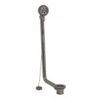 Nuie Brushed Pewter Exposed Retainer Bath Waste