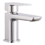 Nuie Eclipse Chrome Mono Basin Mixer with Push Button Waste