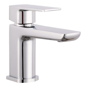 Nuie Eclipse Chrome Mono Basin Mixer with Push Button Waste