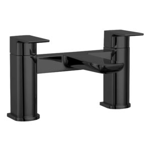 Nuie Eclipse Matt Black Bath Filler