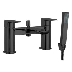 Nuie Eclipse Matt Black Bath Shower Mixer