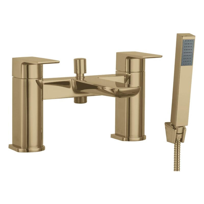 Nuie Eclipse Brushed Brass Bath Shower Mixer Nuie Eclipse Brushed Brass Bath Shower Mixer