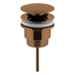 Nuie Brushed Bronze Universal Push Button Basin Waste