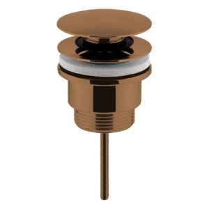 Nuie Brushed Bronze Universal Push Button Basin Waste