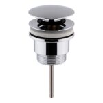 Nuie Chrome Universal Push Button Basin Waste
