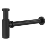 Nuie Round Black Bottle Trap 300mm Extension