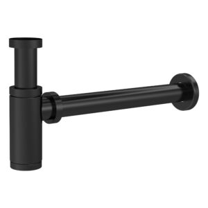 Nuie Round Black Bottle Trap 300mm Extension