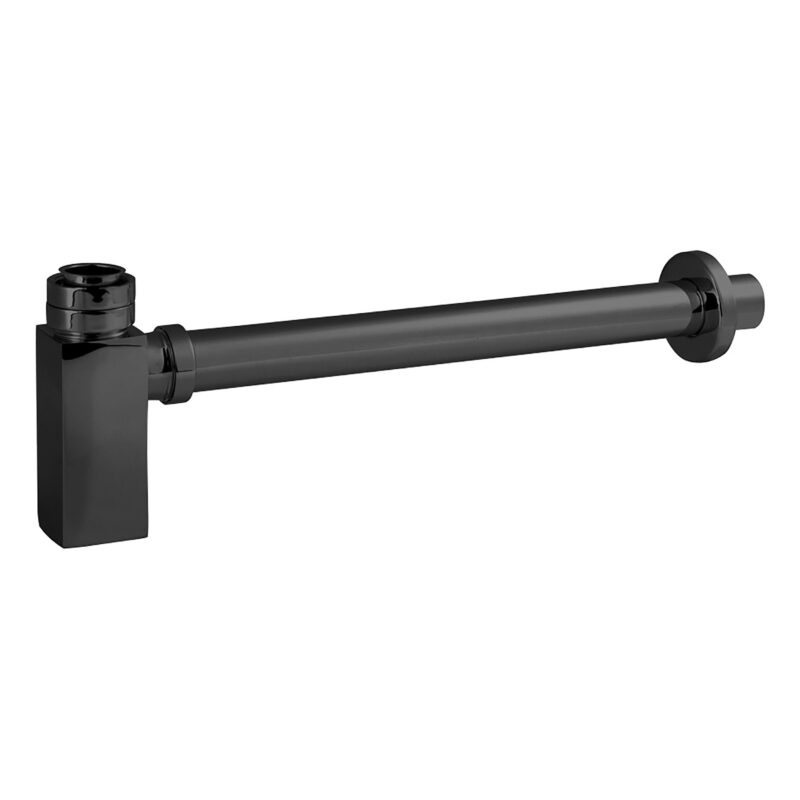Nuie Square Black Bottle Trap 300mm Extension Nuie Square Black Bottle Trap 300mm Extension