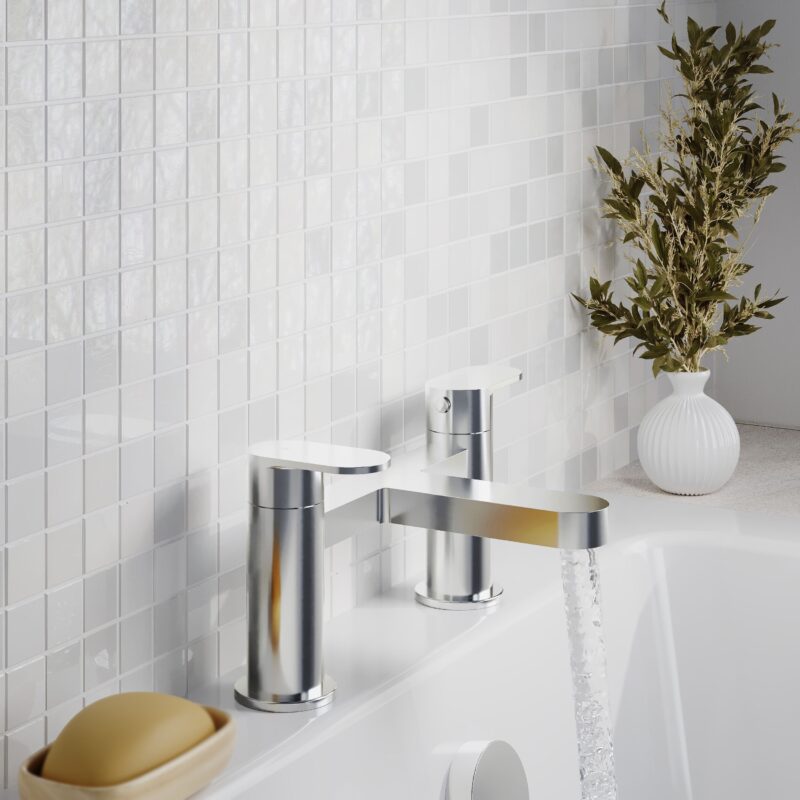 Nuie Halstatt Chrome Bath Filler