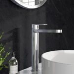 Nuie Halstatt Chrome High Rise Mono Basin Mixer