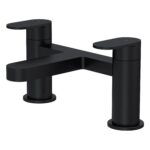Nuie Halstatt Matt Black Bath Filler