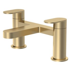 Nuie Halstatt Brushed Brass Bath Filler