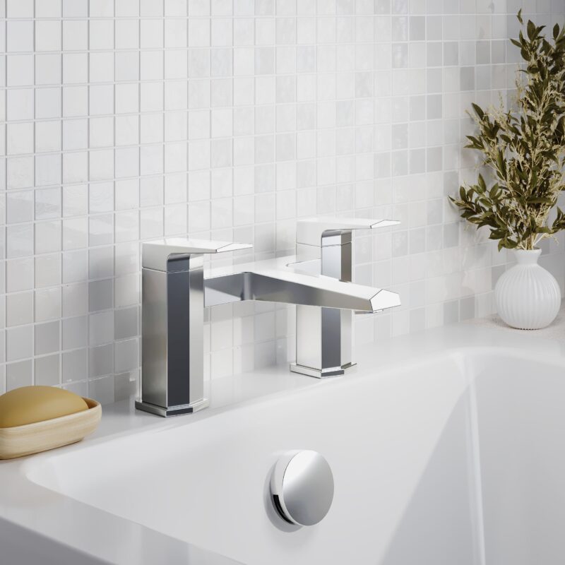 Nuie Hardy Chrome Bath Filler