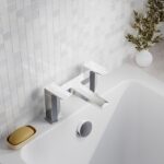 Nuie Hardy Chrome Bath Filler